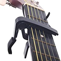 Los mejores  - HEALLILY Capo de Guitarra de Metal Capo de Cambio Rápido Fácil de Usar para Guitarras Eléctricas Acústicas Clásicas Bajo…